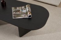 Măsuţă cafea Hanah Home Ovalis Wood Black imaginea #5 — magazin online Desire.md