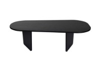 Măsuţă cafea Hanah Home Ovalis Wood Black imaginea #7 — magazin online Desire.md