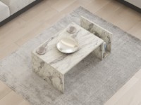 Măsuţă cafea Hanah Home Memo Freesia Marble imaginea #3 — magazin online Desire.md