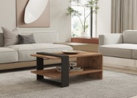 Măsuţă cafea Hanah Home Ova Oak Anthracite