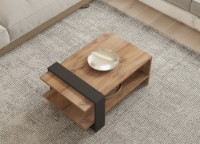 Măsuţă cafea Hanah Home Ova Oak Anthracite imaginea #3 — magazin online Desire.md