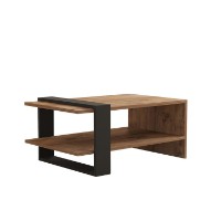 Măsuţă cafea Hanah Home Ova Oak Anthracite imaginea #4 — magazin online Desire.md