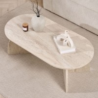 Măsuţă cafea Hanah Home Melina Travertine imaginea #3 — magazin online Desire.md