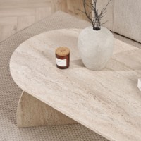 Măsuţă cafea Hanah Home Melina Travertine imaginea #5 — magazin online Desire.md