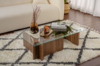 Журнальный столик Hanah Home Flavio Venezia Walnut фото №1 — интернет-магазин Desire.md