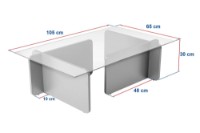 Журнальный столик Hanah Home Flavio Venezia Walnut фото №8 — интернет-магазин Desire.md