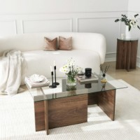 Măsuţă cafea Hanah Home New Escape Walnut imaginea #2 — magazin online Desire.md