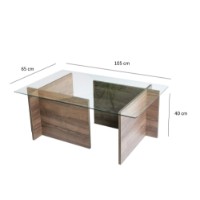 Măsuţă cafea Hanah Home New Escape Walnut imaginea #7 — magazin online Desire.md