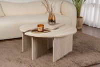 Журнальный столик Hanah Home Moira Travertine фото №1 — интернет-магазин Desire.md