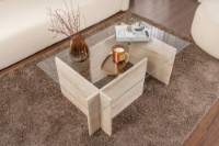Măsuţă cafea Hanah Home Vetrino Travertine imaginea #2 — magazin online Desire.md