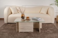 Măsuţă cafea Hanah Home Vetrino Travertine imaginea #3 — magazin online Desire.md