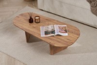 Măsuţă cafea Hanah Home Ovalis Atlantic Pine imaginea #3 — magazin online Desire.md