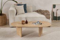 Măsuţă cafea Hanah Home Ovalis Oak