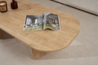 Măsuţă cafea Hanah Home Ovalis Oak imaginea #5 — magazin online Desire.md