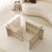 Măsuţă cafea Hanah Home New Escape Travertine imaginea #6 — magazin online Desire.md