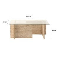 Măsuţă cafea Hanah Home New Escape Travertine imaginea #8 — magazin online Desire.md