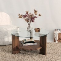 Măsuţă cafea Hanah Home Mahal Walnut