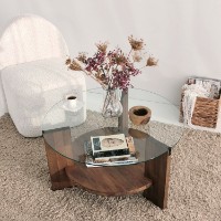 Măsuţă cafea Hanah Home Mahal Walnut imaginea #2 — magazin online Desire.md