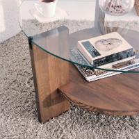 Măsuţă cafea Hanah Home Mahal Walnut imaginea #3 — magazin online Desire.md