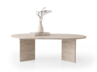 Măsuţă cafea Hanah Home Oscar 9544 Travertine imaginea #3 — magazin online Desire.md
