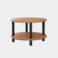Măsuţă cafea Hanah Home Roby Black Atlantic Pine imaginea #2 — magazin online Desire.md