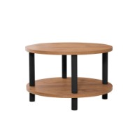 Măsuţă cafea Hanah Home Roby Black Atlantic Pine imaginea #4 — magazin online Desire.md