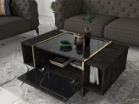 Măsuţă cafea Hanah Home Veyron Black Gold imaginea #2 — magazin online Desire.md