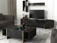 Măsuţă cafea Hanah Home Veyron Black Gold imaginea #3 — magazin online Desire.md