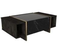 Măsuţă cafea Hanah Home Veyron Black Gold imaginea #4 — magazin online Desire.md