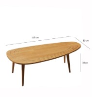 Măsuţă cafea Hanah Home Sweet Teak imaginea #8 — magazin online Desire.md