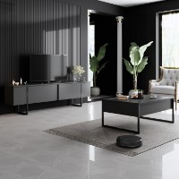 Măsuţă cafea Hanah Home Luxe Anthracite Black imaginea #3 — magazin online Desire.md