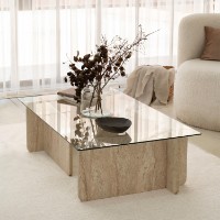 Măsuţă cafea Hanah Home Escape Travertine imaginea #6 — magazin online Desire.md