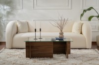 Măsuţă cafea Hanah Home Vetrino Venezia Walnut imaginea #3 — magazin online Desire.md