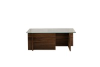 Măsuţă cafea Hanah Home Vetrino Venezia Walnut imaginea #6 — magazin online Desire.md