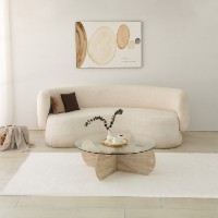 Măsuţă cafea Hanah Home Himalayas Travertine