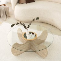 Măsuţă cafea Hanah Home Himalayas Travertine imaginea #2 — magazin online Desire.md
