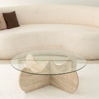 Măsuţă cafea Hanah Home Himalayas Travertine imaginea #7 — magazin online Desire.md