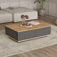 Măsuţă cafea Hanah Home FR14-AA Atlantic Pine Anthracite