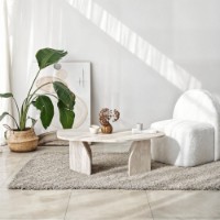Măsuţă cafea Hanah Home Rock Travertine imaginea #2 — magazin online Desire.md