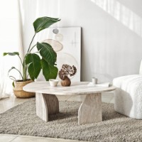 Măsuţă cafea Hanah Home Rock Travertine imaginea #3 — magazin online Desire.md