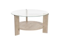 Măsuţă cafea Hanah Home Clara Travertine Transparent imaginea #6 — magazin online Desire.md
