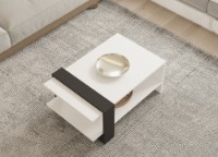 Măsuţă cafea Hanah Home Funda Anthracite White imaginea #3 — magazin online Desire.md
