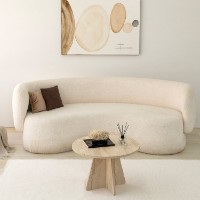 Măsuţă cafea Hanah Home Mushroom Travertine imaginea #2 — magazin online Desire.md
