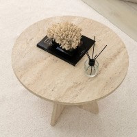 Măsuţă cafea Hanah Home Mushroom Travertine imaginea #3 — magazin online Desire.md
