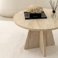 Măsuţă cafea Hanah Home Mushroom Travertine imaginea #4 — magazin online Desire.md