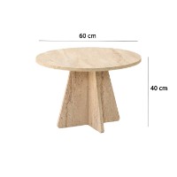 Măsuţă cafea Hanah Home Mushroom Travertine imaginea #7 — magazin online Desire.md