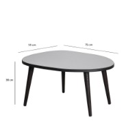 Măsuţă cafea Hanah Home Gusto Black Fume imaginea #6 — magazin online Desire.md
