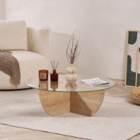 Măsuţă cafea Hanah Home Liya Sapphire Oak imaginea #2 — magazin online Desire.md