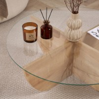 Măsuţă cafea Hanah Home Liya Sapphire Oak imaginea #5 — magazin online Desire.md