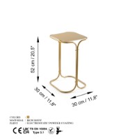 Журнальный столик Hanah Home Shb-001-B Gold фото №6 — интернет-магазин Desire.md